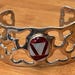 Mid century sterling silver cuff — view 3 of 17