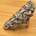 Art nouveau sterling silver ring — view 9 of 18