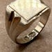 Vintage sterling silver signet ring — view 8 of 10