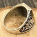 Vintage sterling silver signet ring — view 8 of 17