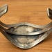 Vintage Mary S. Lew sterling silver cuff, Mary S. Lew hallmark — view 2 of 10