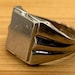 Vintage sterling silver signet ring — view 5 of 10