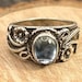 Art nouveau sterling silver ring — view 3 of 18