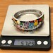 Art deco Belle Étoile sterling silver cuff, belle hallmark — view 10 of 10