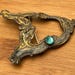 Victorian brass brooch — view 4 of 10