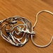 Art nouveau sterling silver pendant — view 5 of 10