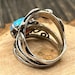 Mid century sterling silver ring, israel hallmark — view 5 of 10