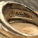 1990s sterling silver signet ring — view 14 of 16