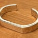 Art deco sterling silver cuff — view 1 of 10