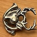 Mid century sterling silver belt buckle — view 4 of 10