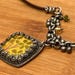 Art nouveau sterling silver pendant — view 5 of 10