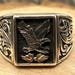 Vintage sterling silver signet ring — view 15 of 17