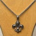Antique sterling silver pendant — view 4 of 9