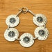 Antique sterling silver bracelet, made in usa hallmark — view 1 of 7
