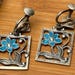 Mid century sterling silver earrings — view 7 of 10