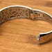 Art deco Belle Étoile sterling silver cuff, belle hallmark — view 7 of 10