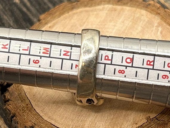 Bold Eagle Head Sterling Silver Ring - Vintage St… - image 7