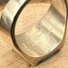 Vintage sterling silver signet ring — view 10 of 13
