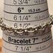 Vintage sterling silver bracelet — view 18 of 19