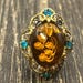 Art nouveau sterling silver ring — view 5 of 15