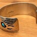 Vintage Pfarlene Spencer sterling silver cuff, Pfarlene Spencer hallmark — view 9 of 17