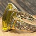 Vintage Michael Valitutti (Noble House / Gems en Vogue) vermeil ring, nh hallmark — view 8 of 13