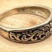 Art nouveau sterling silver ring — view 3 of 9