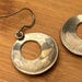 Vintage sterling silver hoop earrings — view 8 of 10