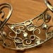 Art nouveau sterling silver cuff — view 8 of 10
