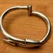 Vintage sterling silver bangle — view 3 of 20