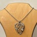 Art nouveau sterling silver pendant — view 2 of 10