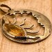 Art nouveau sterling silver pendant — view 7 of 10