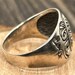 Vintage sterling silver signet ring — view 4 of 18