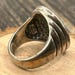 Vintage Ted Ott sterling silver signet ring, ott hallmark — view 4 of 15