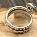 Antique sterling silver ring, israel hallmark — view 5 of 10