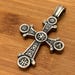 Antique sterling silver pendant — view 2 of 20