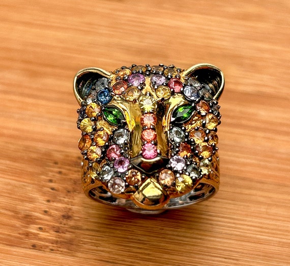 Michael Valitutti NH Gems en Vogue Black Panther Ring - Size 11.25