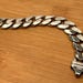 Vintage sterling silver bracelet, italy hallmark — view 6 of 10