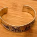 Vintage sterling silver cuff, mexico hallmark — view 10 of 10