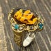 Art nouveau sterling silver ring — view 13 of 15