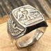 Vintage sterling silver signet ring — view 1 of 18
