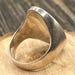 Vintage sterling silver signet ring — view 7 of 18