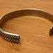 Vintage sterling silver cuff, mexico hallmark — view 5 of 9