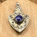 Vintage silver plated pendant — view 1 of 10