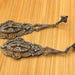 Art deco sterling silver drop earrings — view 12 of 20