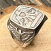 Vintage sterling silver signet ring — view 9 of 18