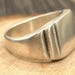 Vintage sterling silver signet ring — view 4 of 18