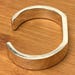 Art deco sterling silver cuff — view 4 of 10