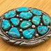 Vintage sterling silver belt buckle — view 17 of 20