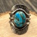 Vintage sterling silver ring, india hallmark — view 2 of 10